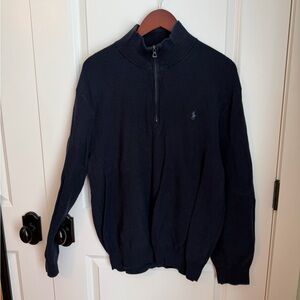 Polo Ralph Lauren Dark Blue Zip-Up Sweater